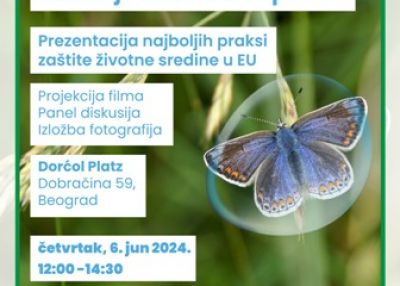 Obeležavanje EU Zelene nedelje: projekcija filma, panel diskusija i foto izložba
